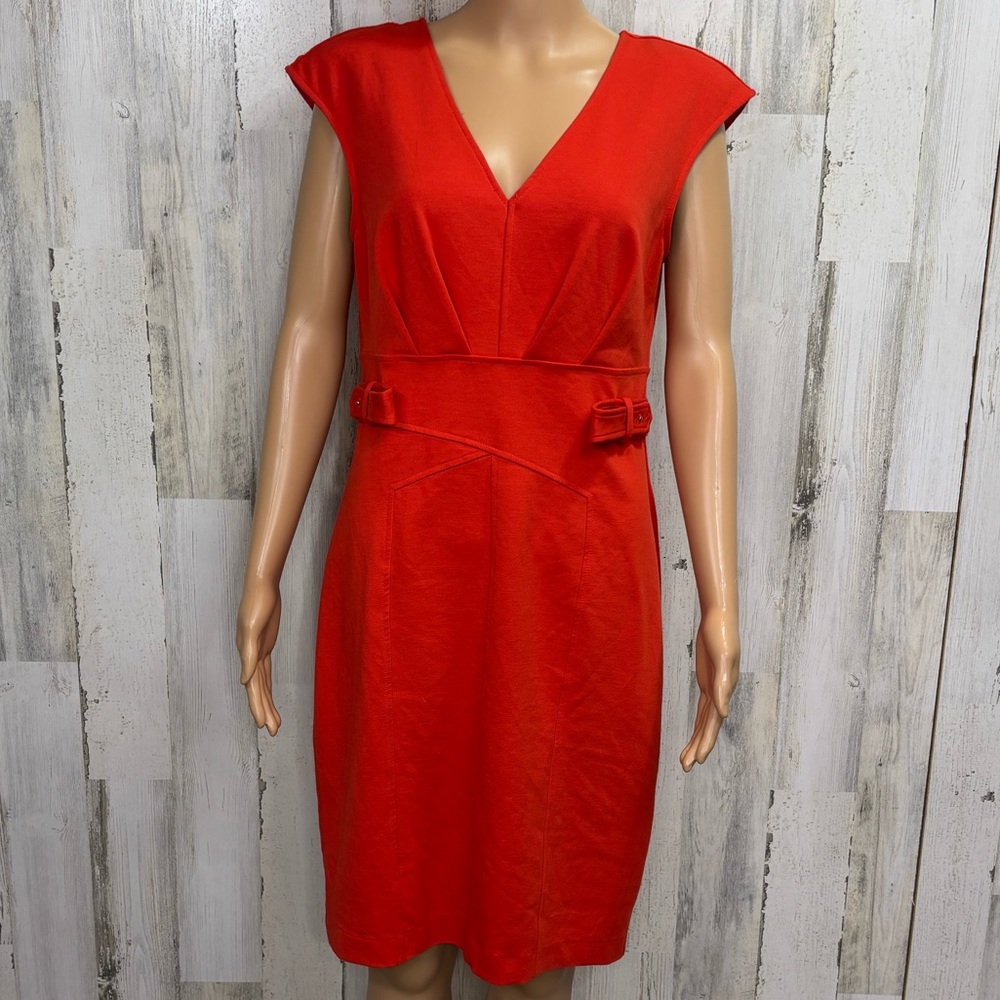Jennifer Lopez Orange Knit Dress‎